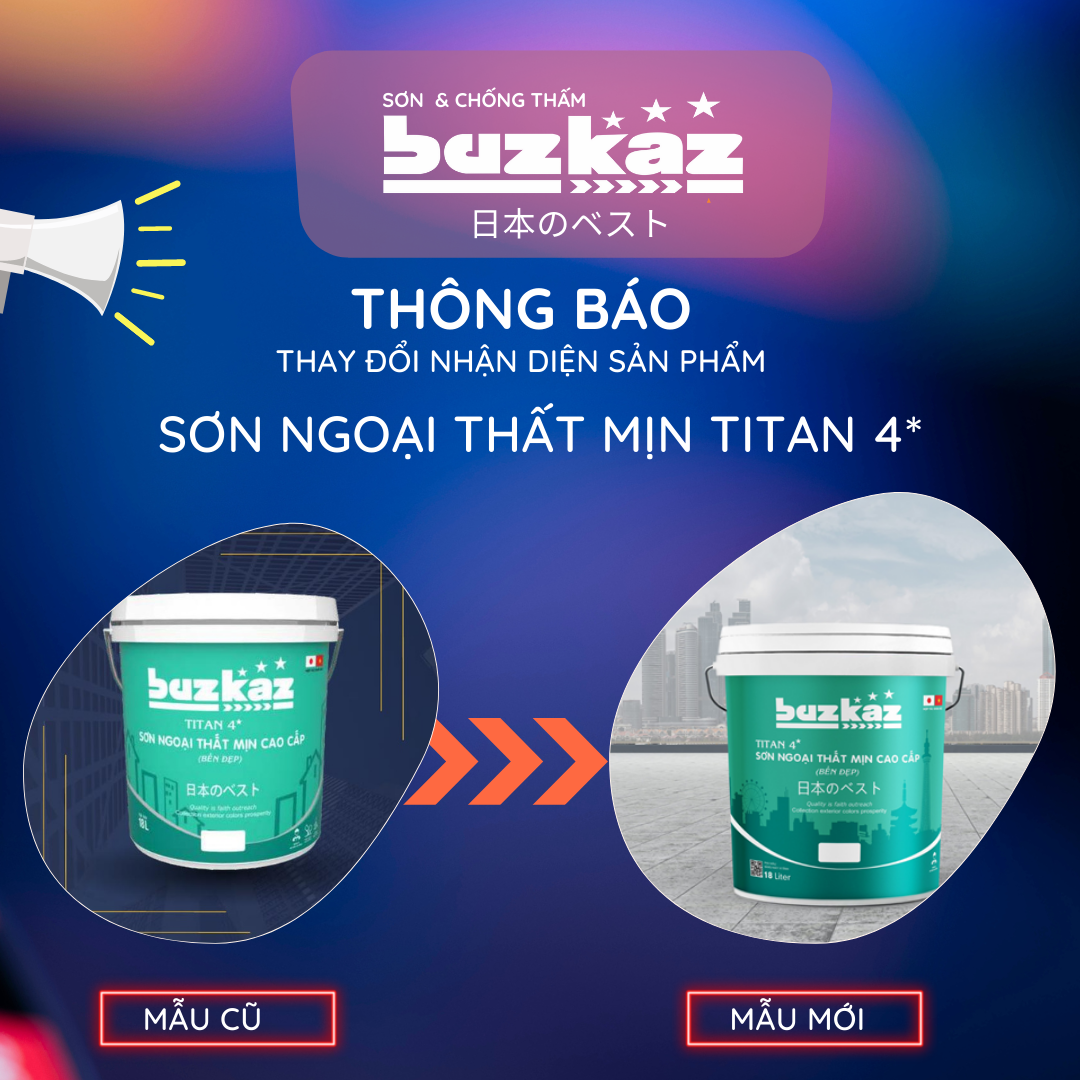 thay đổi nhận diện sản phẩm BuzKaz Paint コレクション