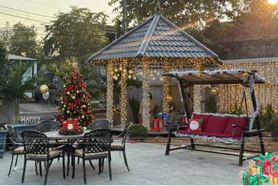 Xích đu trang trí Tết - Biểu tượng của sự sum vầy và may mắn cho gia đình bạn